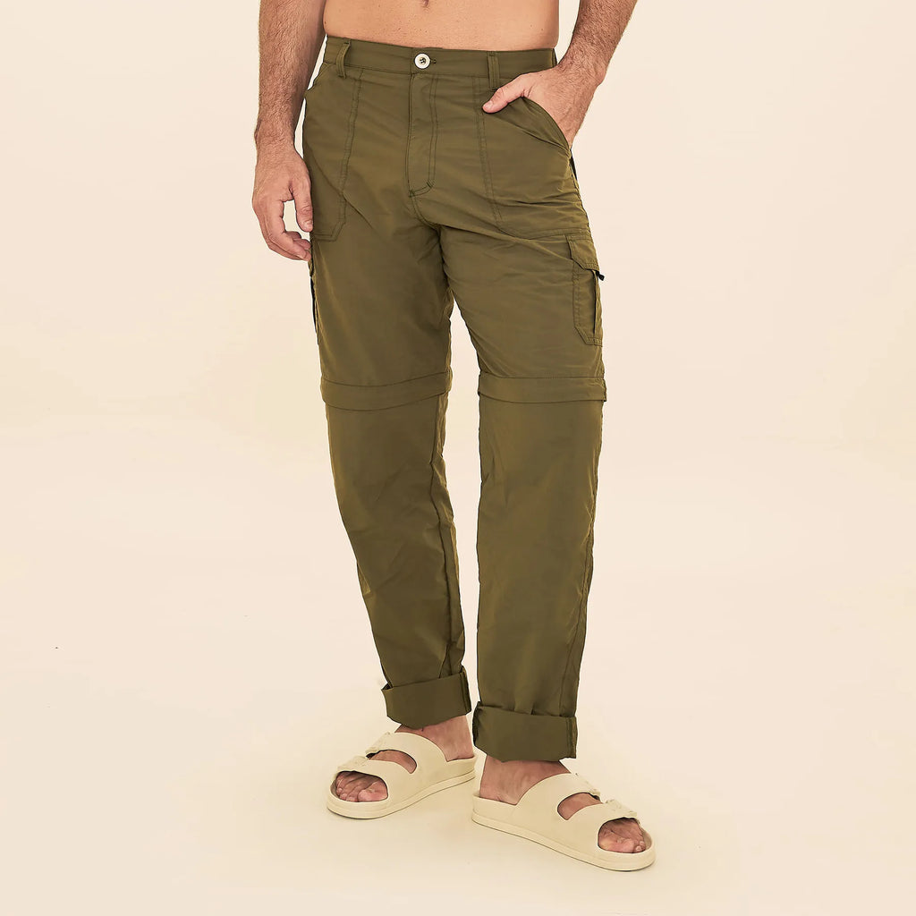 Calça UV com Proteção Solar Masculina Chelsea - VERDE MILITAR