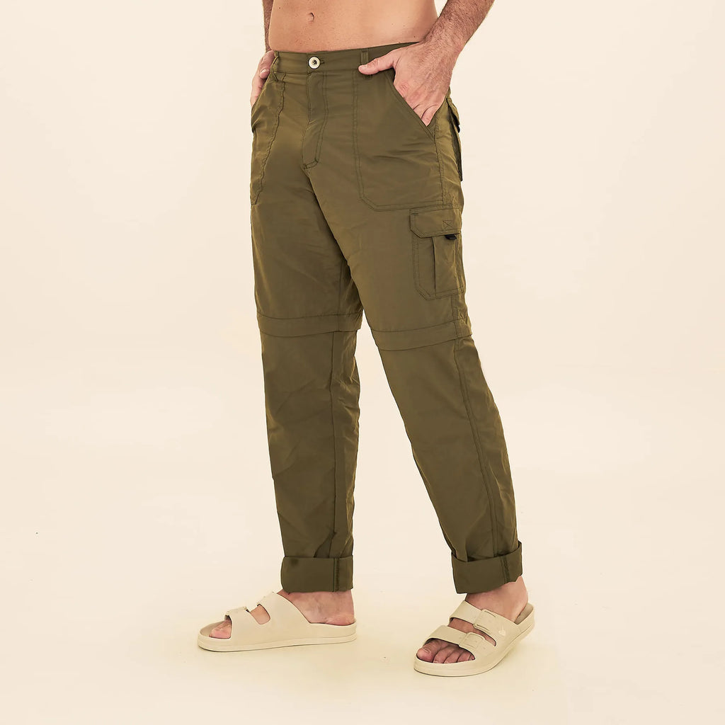 Calça UV com Proteção Solar Masculina Chelsea - VERDE MILITAR