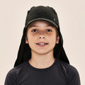 Boné Legionário Infantil UV Com Proteção Solar Teens - PRETO
