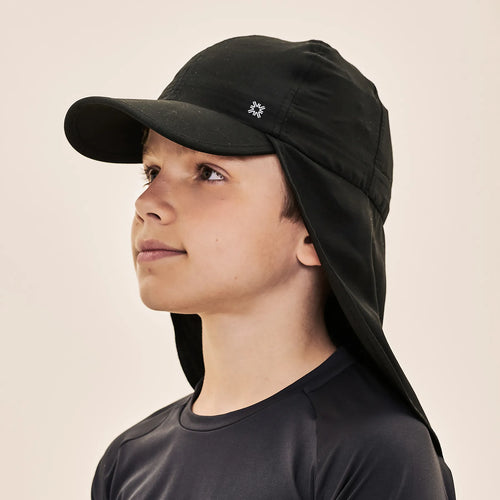 Boné Legionário Infantil UV Com Proteção Solar Teens - PRETO