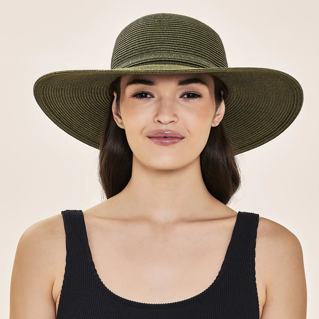 Chapéu Jurerê Com Proteção Solar UV - VERDE MILITAR