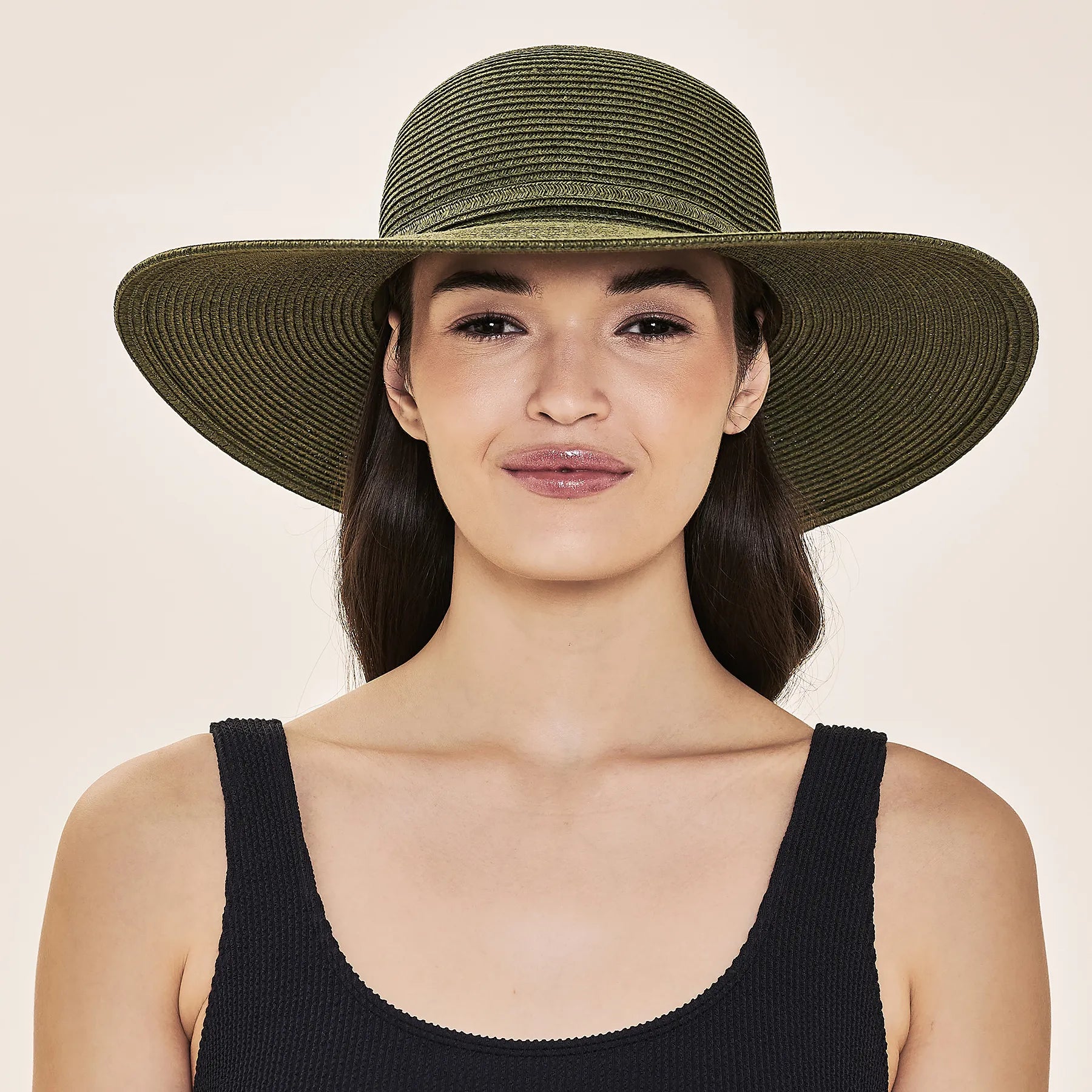 Chapéu Jurerê Com Proteção Solar UV - VERDE MILITAR