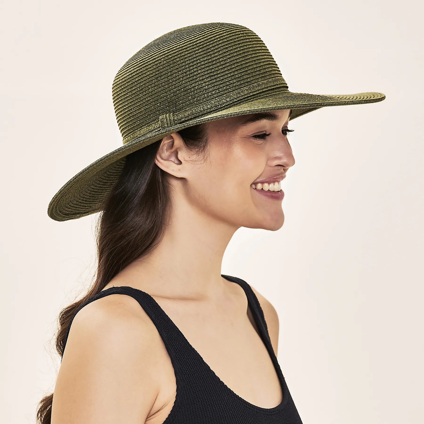 Chapéu Jurerê Com Proteção Solar UV - VERDE MILITAR