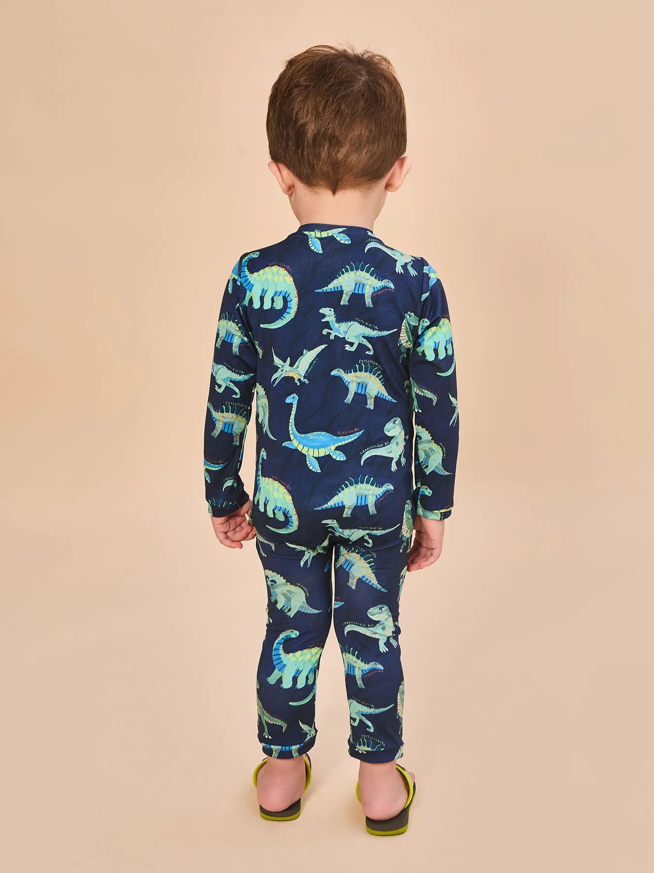 Macaquinho UV Bebê Com Proteção Solar ML - ESTAMPA DINO