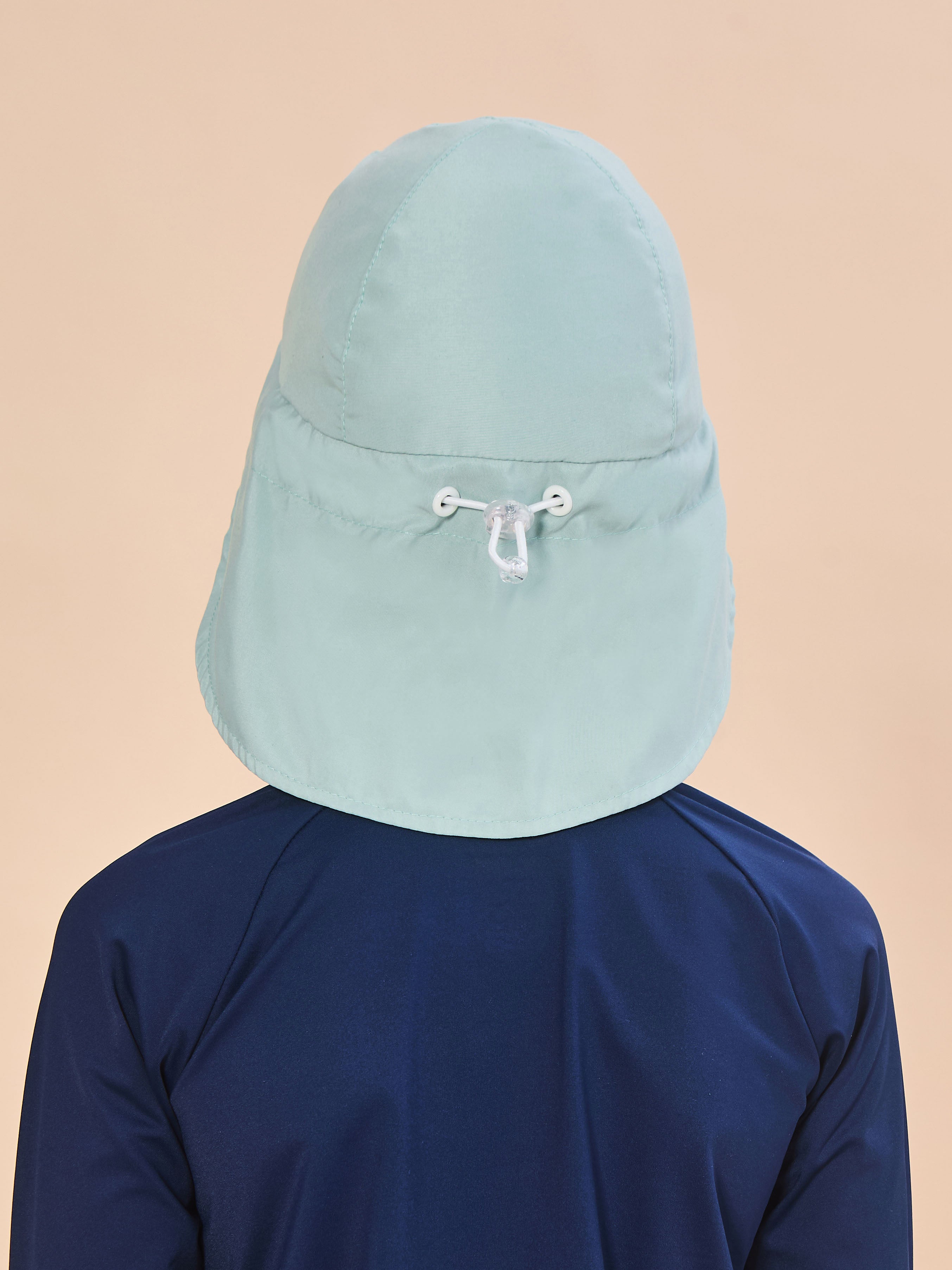 Boné Legionário UV Infantil Com Proteção Solar Basic Kids - VERDE ÁGUA