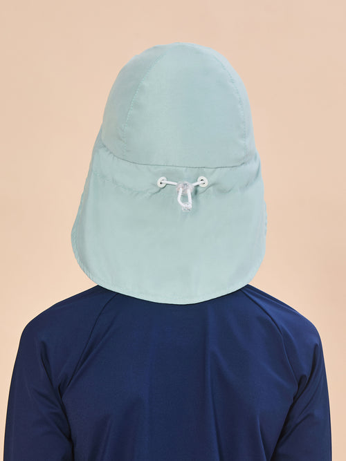 Boné Legionário UV Infantil Com Proteção Solar Basic Kids - VERDE ÁGUA