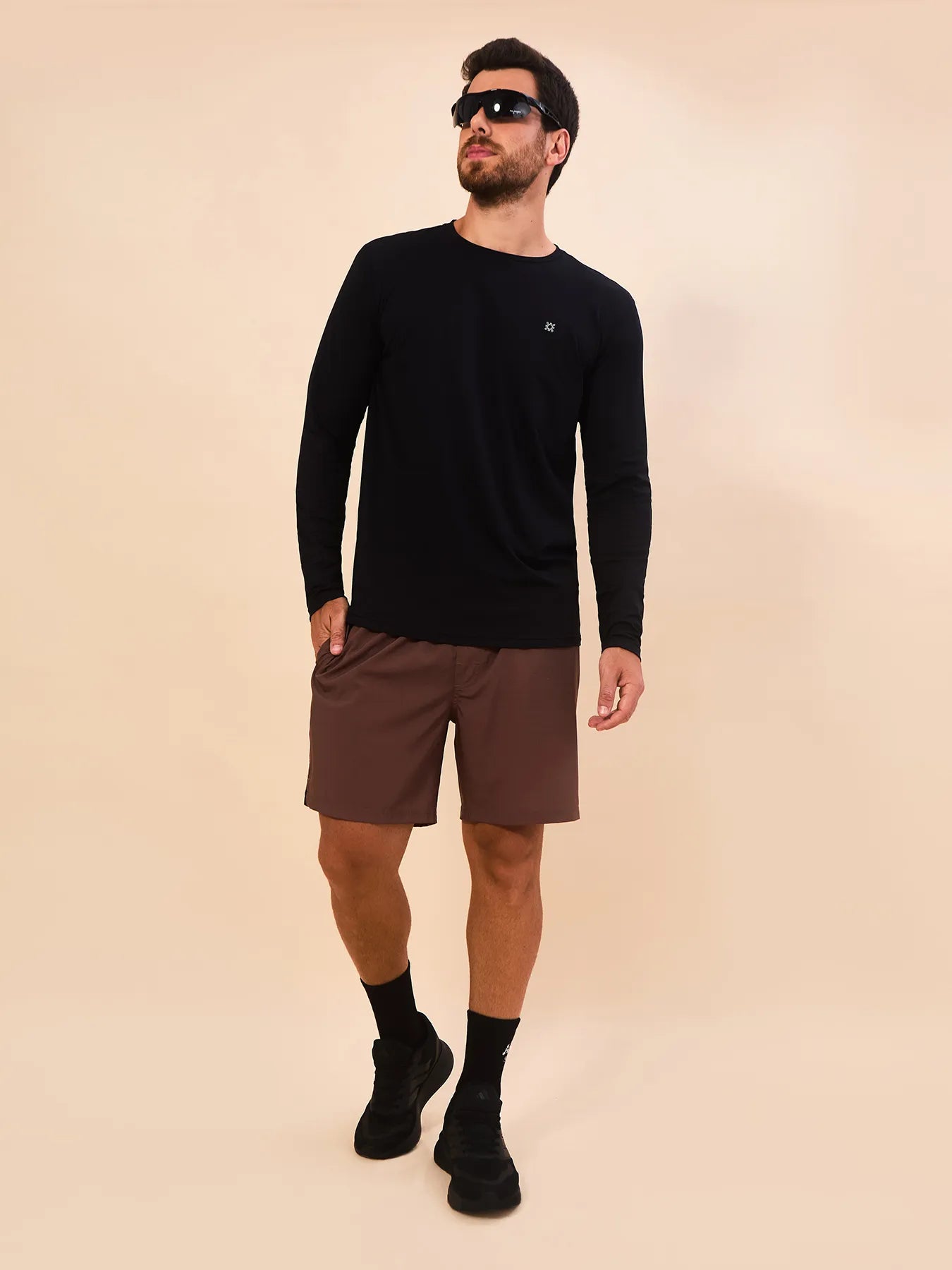 Camiseta Sport Fit Manga Longa Masculina