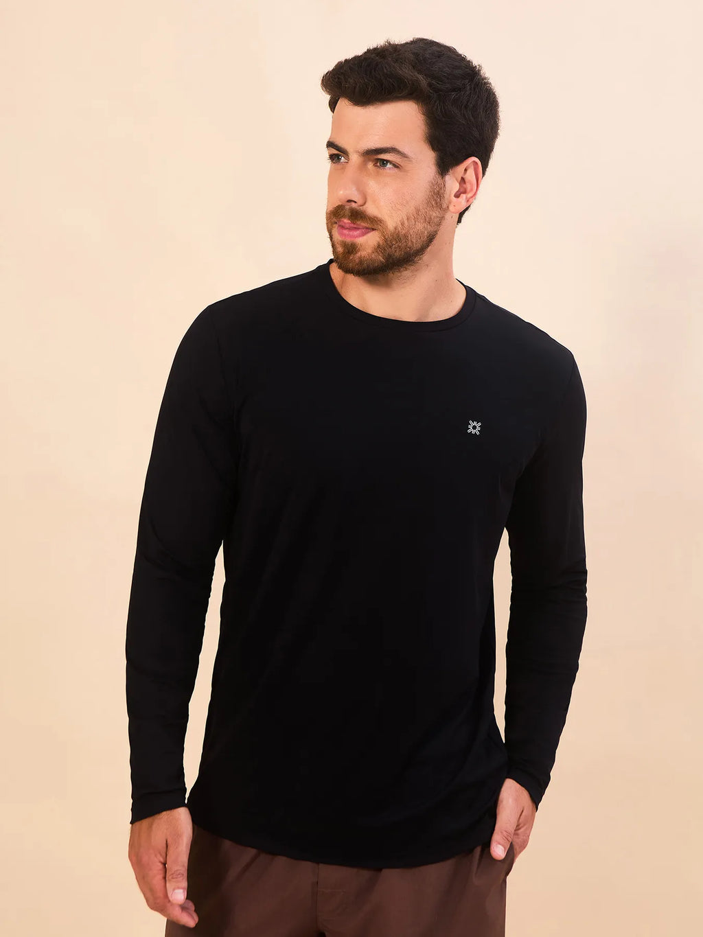 Camiseta Sport Fit Manga Longa Masculina