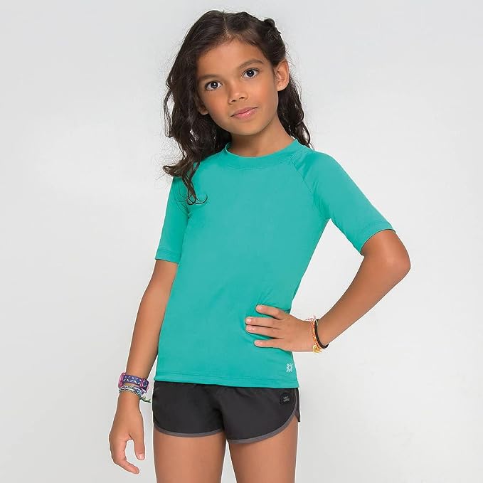 Camiseta UV Infantil com Proteção Solar UVPRO Manga Curta