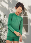 Camiseta Uv Line Uvpro Manga Longa Inf Verde Proteção Solar