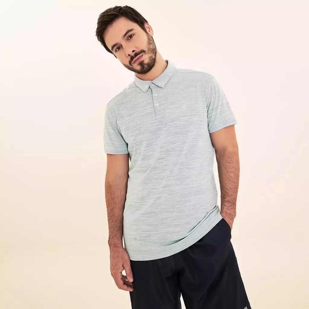 Camisa UV Polo Masculina Com Proteção Solar