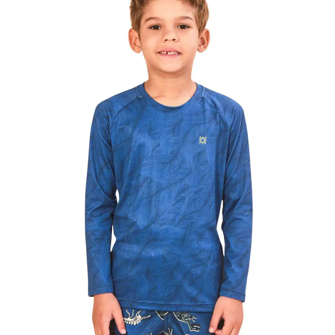 Camiseta Infantil Acqua Dino Skeleton I26 ML