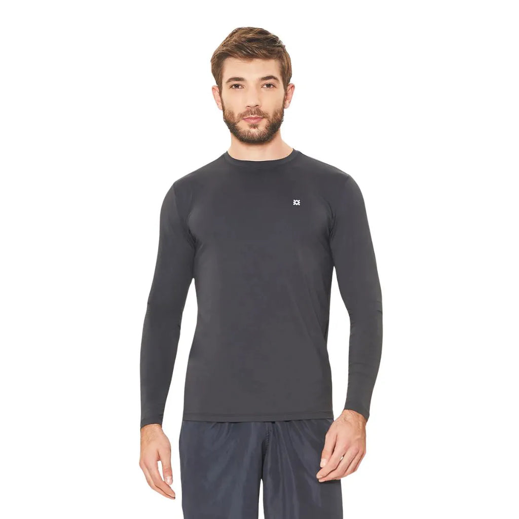 Camiseta Proteção UV Masculino Uv Line Uv X Pro Preto Manga Longa