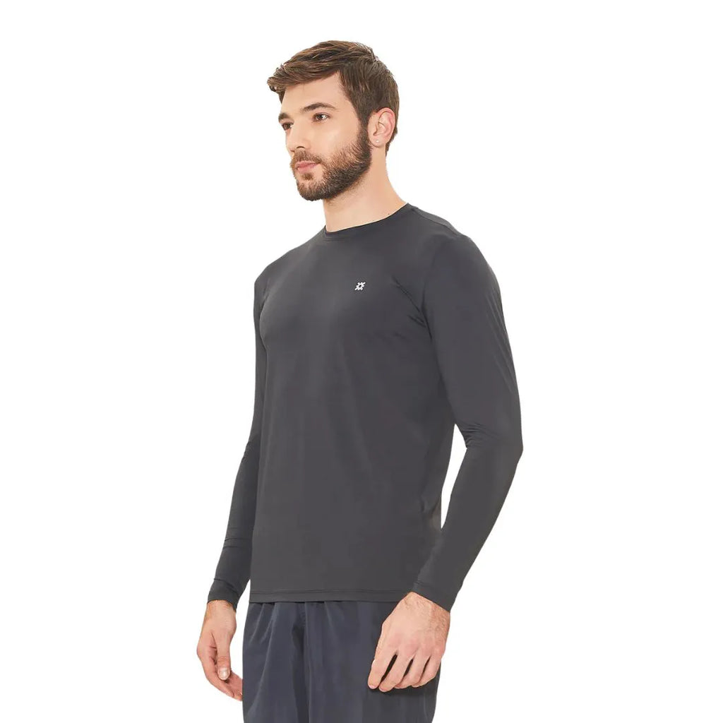 Camiseta Proteção UV Masculino Uv Line Uv X Pro Preto Manga Longa