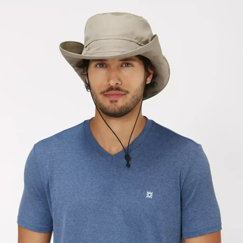 Chapéu Safari masculino kaki